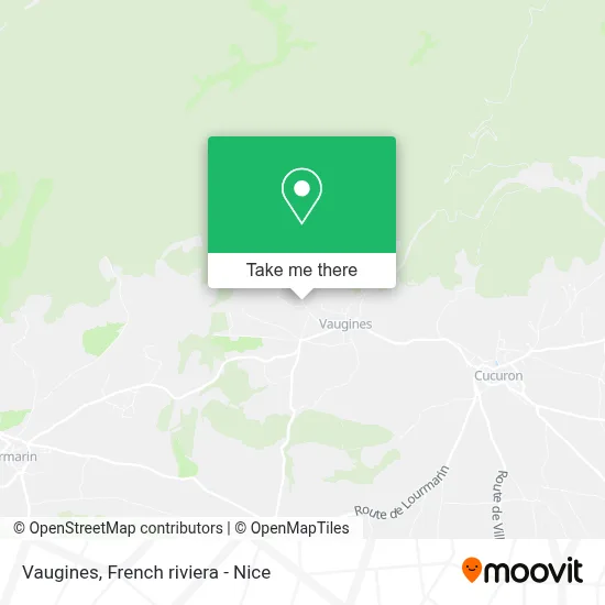 Vaugines map