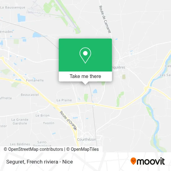 Seguret map