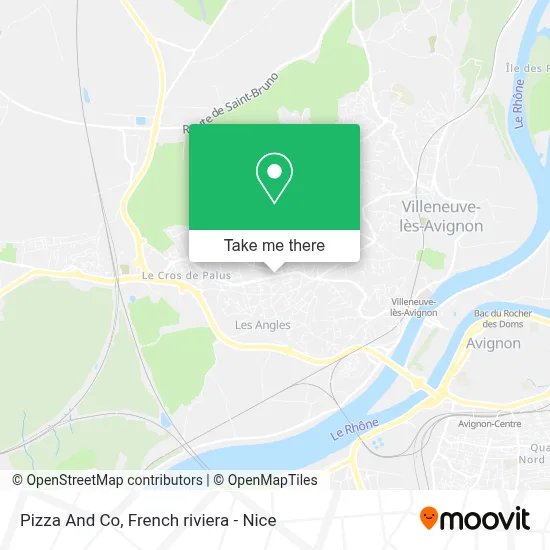 Pizza And Co map