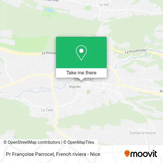 Pr Françoise Parrocel map