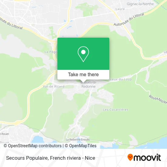 Secours Populaire map