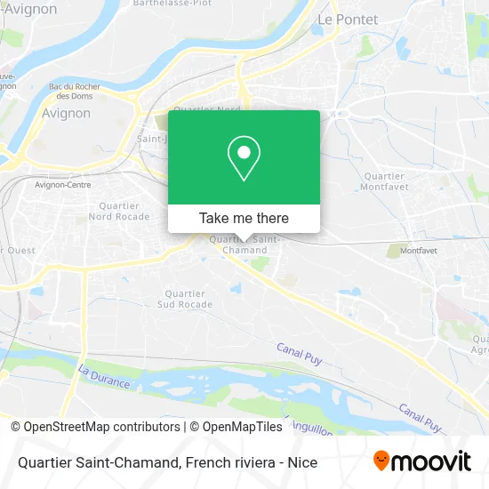 Quartier Saint-Chamand map