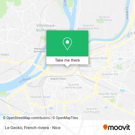 Le Gecko map