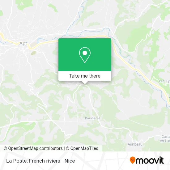 La Poste map