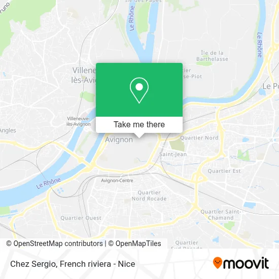 Chez Sergio map