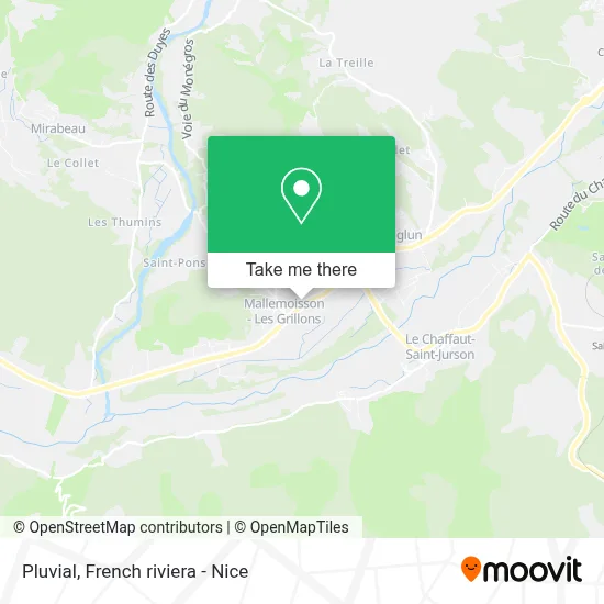 Pluvial map