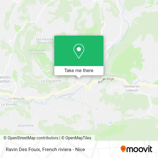 Mapa Ravin Des Fouix