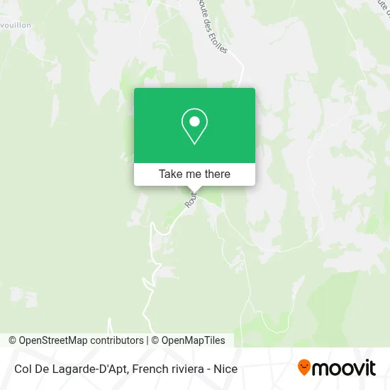 Col De Lagarde-D'Apt map
