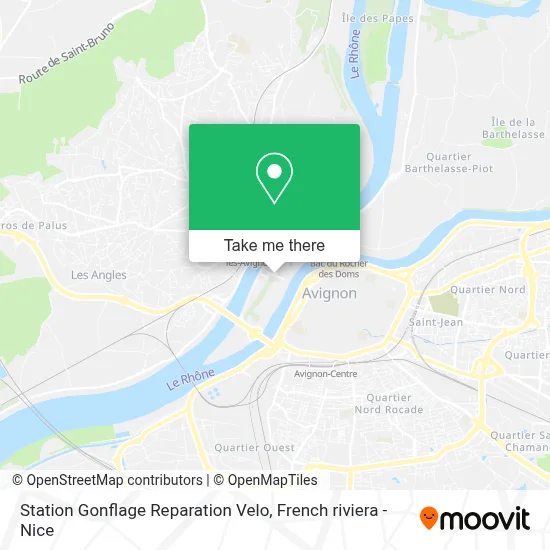 Station Gonflage Reparation Velo map