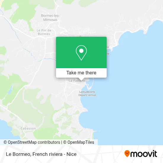 Le Bormeo map