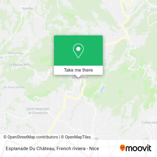 Esplanade Du Château map