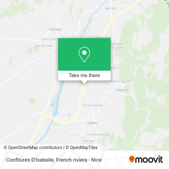 Confitures D'Isabelle map