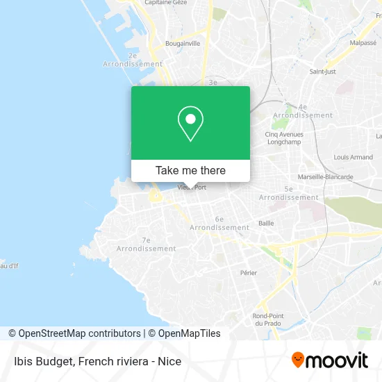 Ibis Budget map