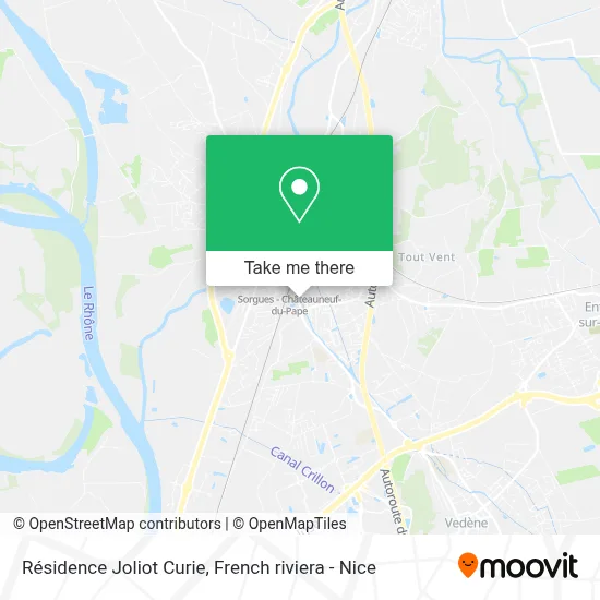 Résidence Joliot Curie map