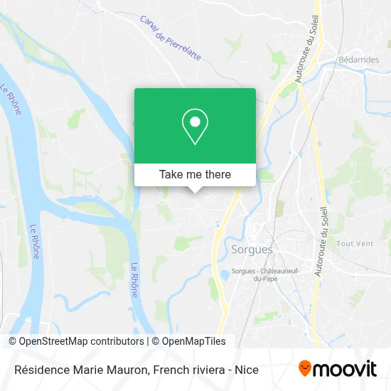 Résidence Marie Mauron map