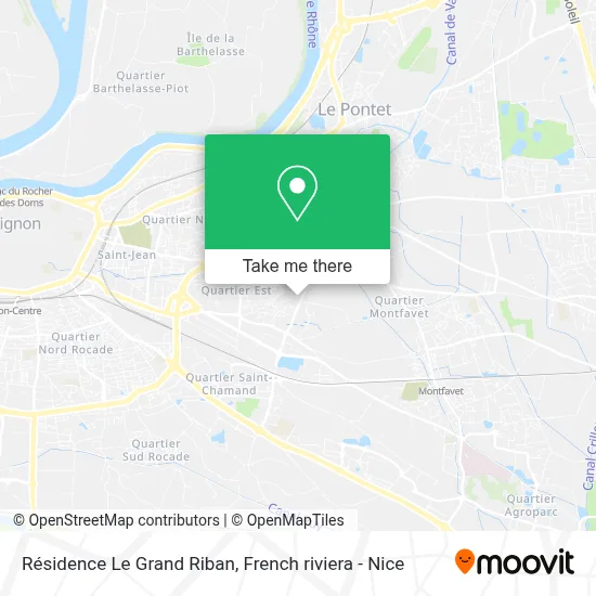 Résidence Le Grand Riban map