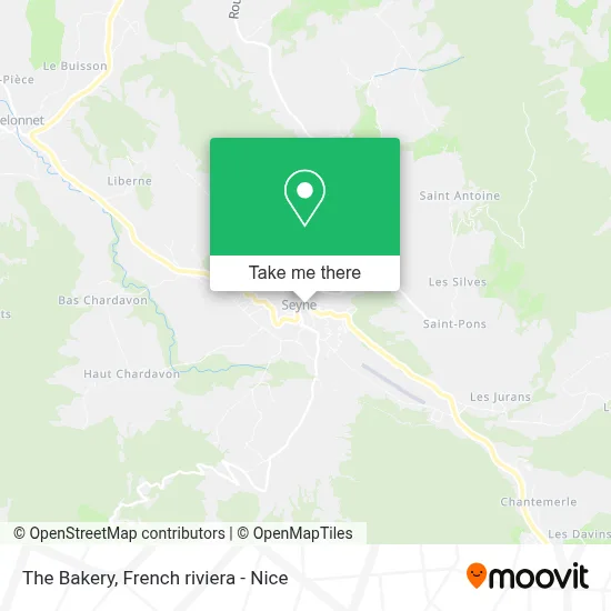 Le Fournil map
