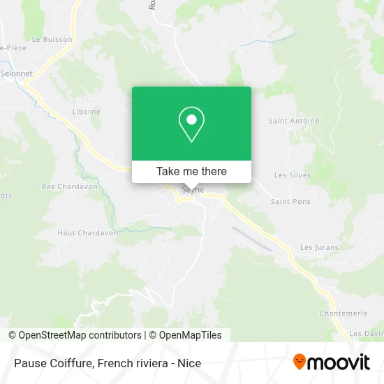 Pause Coiffure map
