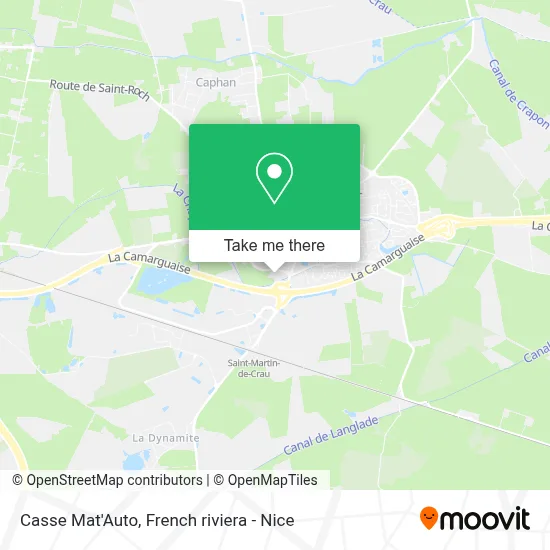 Casse Mat'Auto map