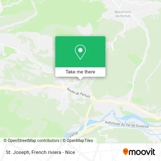 St Joseph map