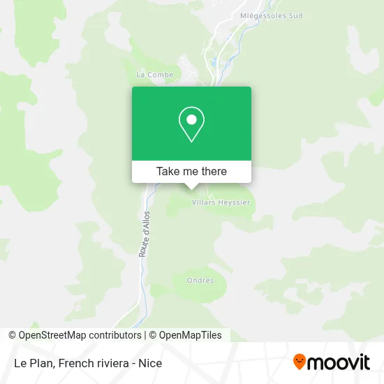 Le Plan map