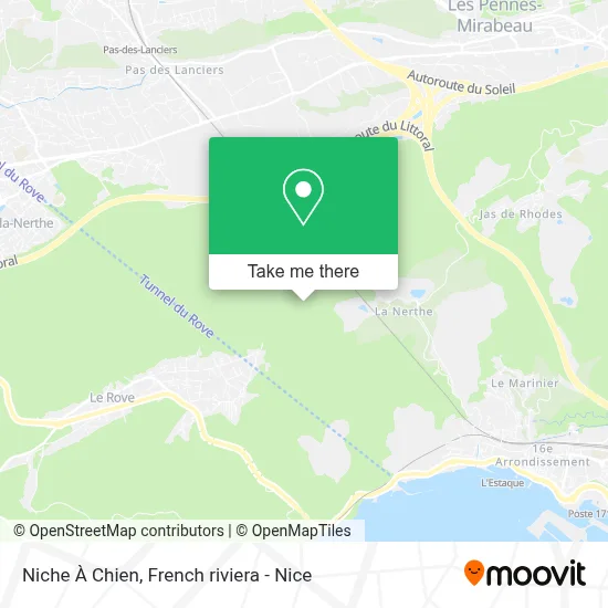 Niche À Chien map