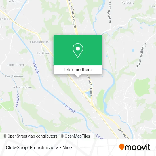 Club-Shop map