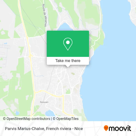 Mapa Parvis Marius-Chalve