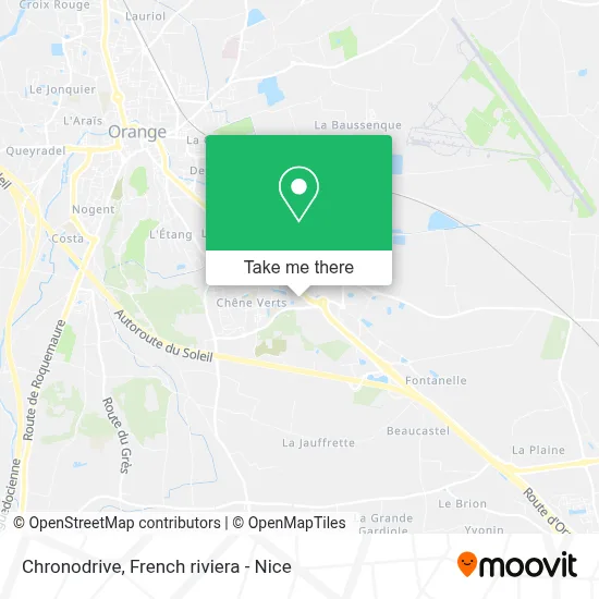 Chronodrive map
