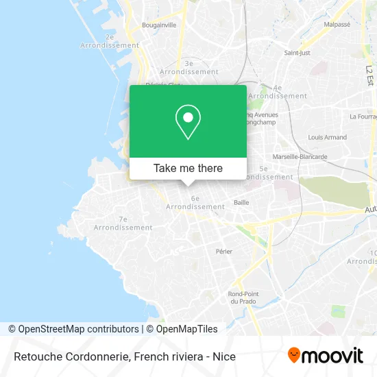 Retouche Cordonnerie map
