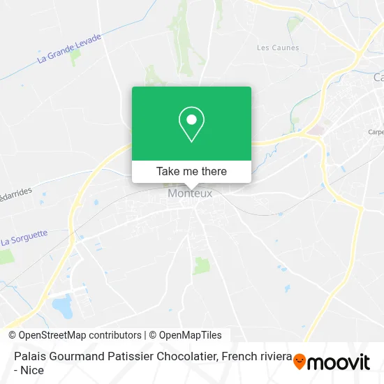 Palais Gourmand Patissier Chocolatier map