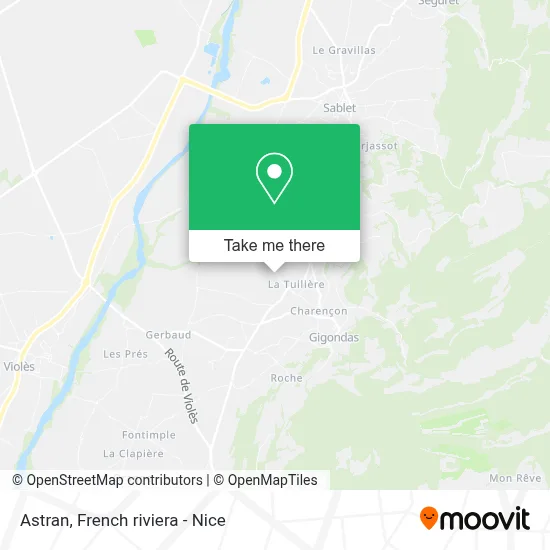 Astran map