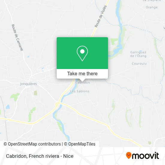 Cabridon map