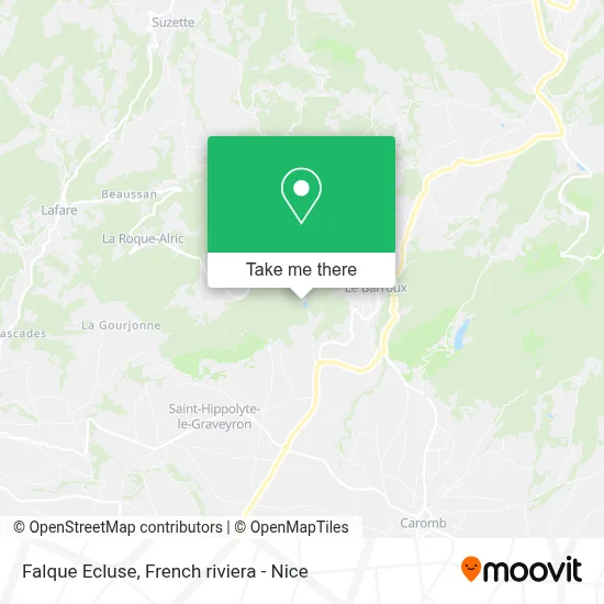 Falque Ecluse map