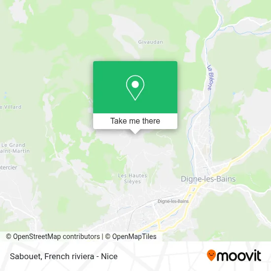 Sabouet map