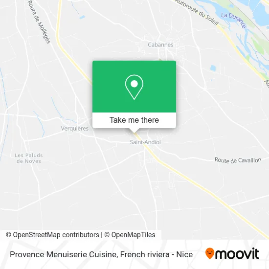 Provence Menuiserie Cuisine map