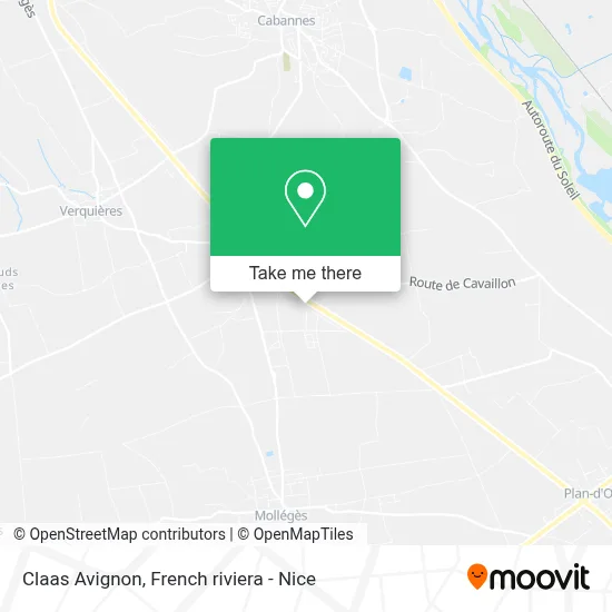 Claas Avignon map