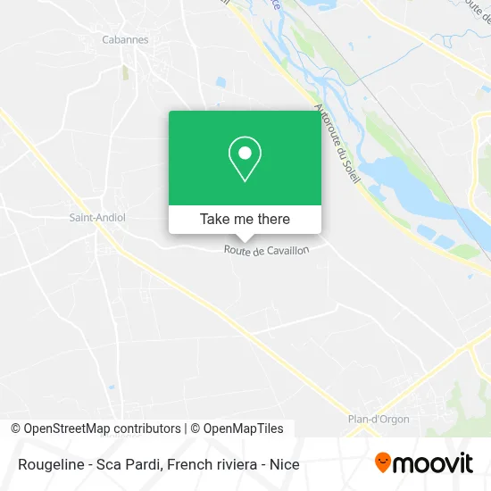 Mapa Rougeline - Sca Pardi