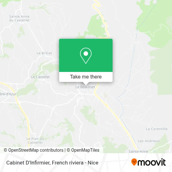 Cabinet D'Infirmier map