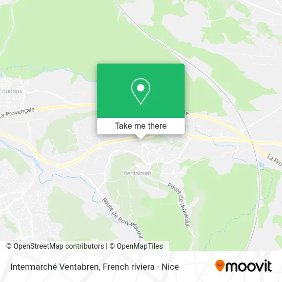 Intermarché Ventabren map