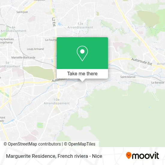Résidence Marguerite map