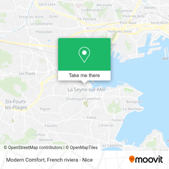 Confort Moderne map