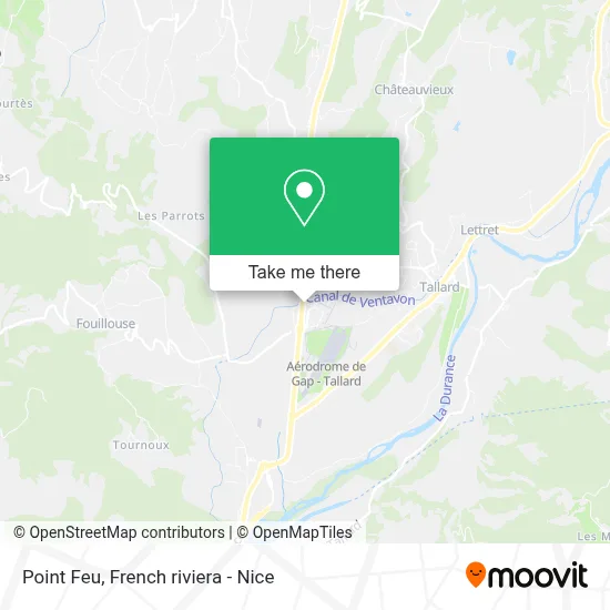 Point Feu map