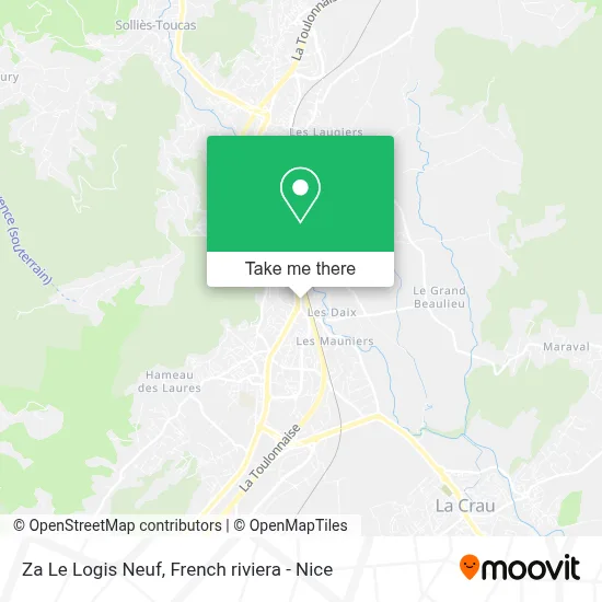 Za Le Logis Neuf map