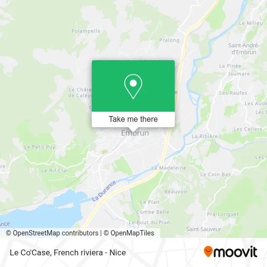 Le Co'Case map