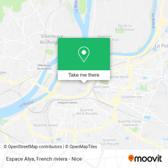 Espace Alya map