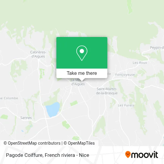 Pagode Coiffure map