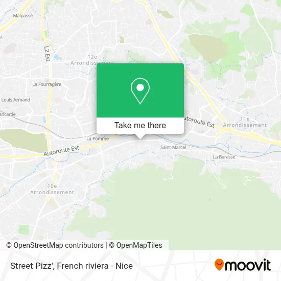 Street Pizz' map