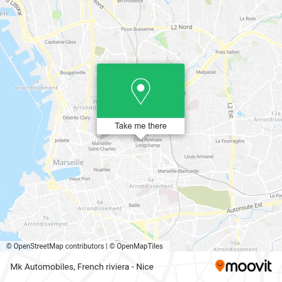 Mk Automobiles map