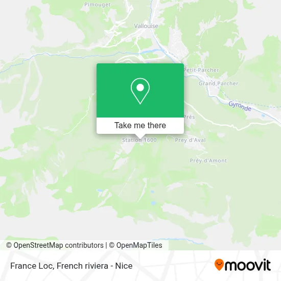 France Loc map